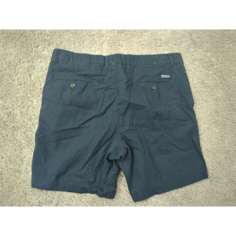 Ben Sherman Chino Shorts Mens 36W Blue Inseam: 7.5